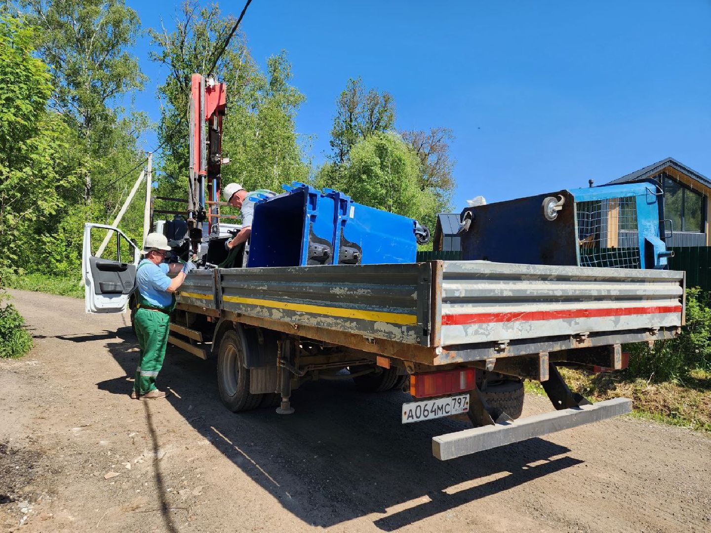 чехов, контейнерные баки, установка, администрация, мусорный контейнер, контейнерная площадка,