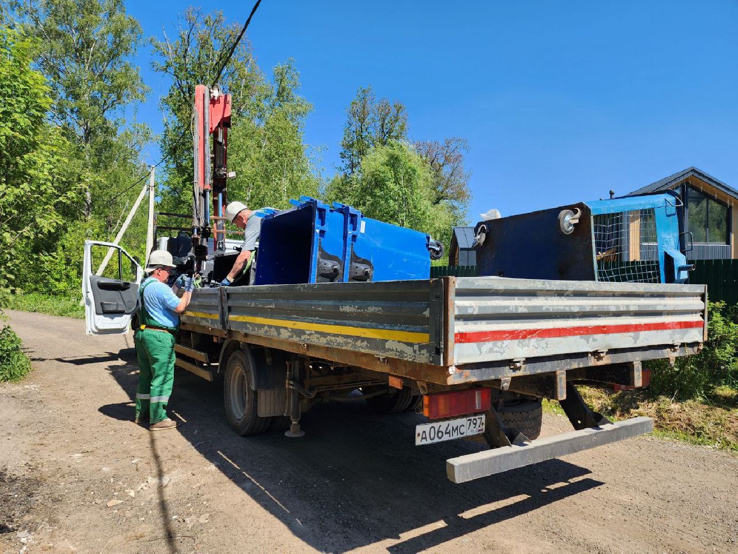 чехов, контейнерные баки, установка, администрация, мусорный контейнер, контейнерная площадка,