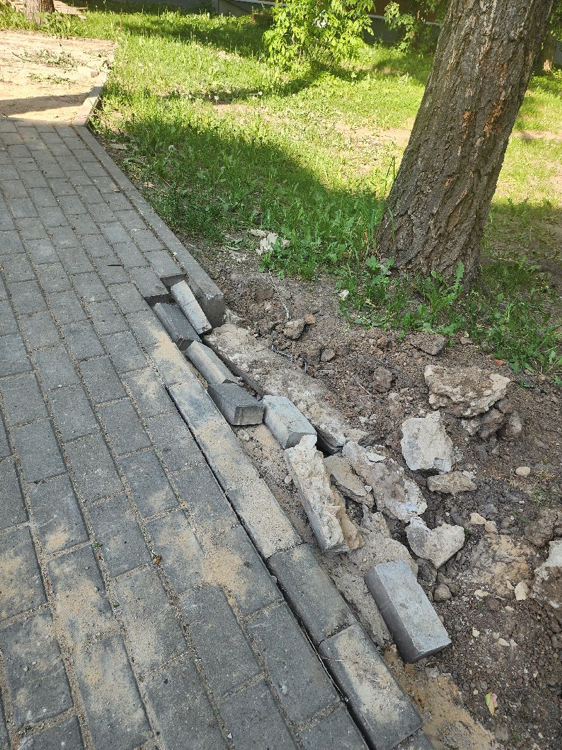 благоустройство территории, мытищи,