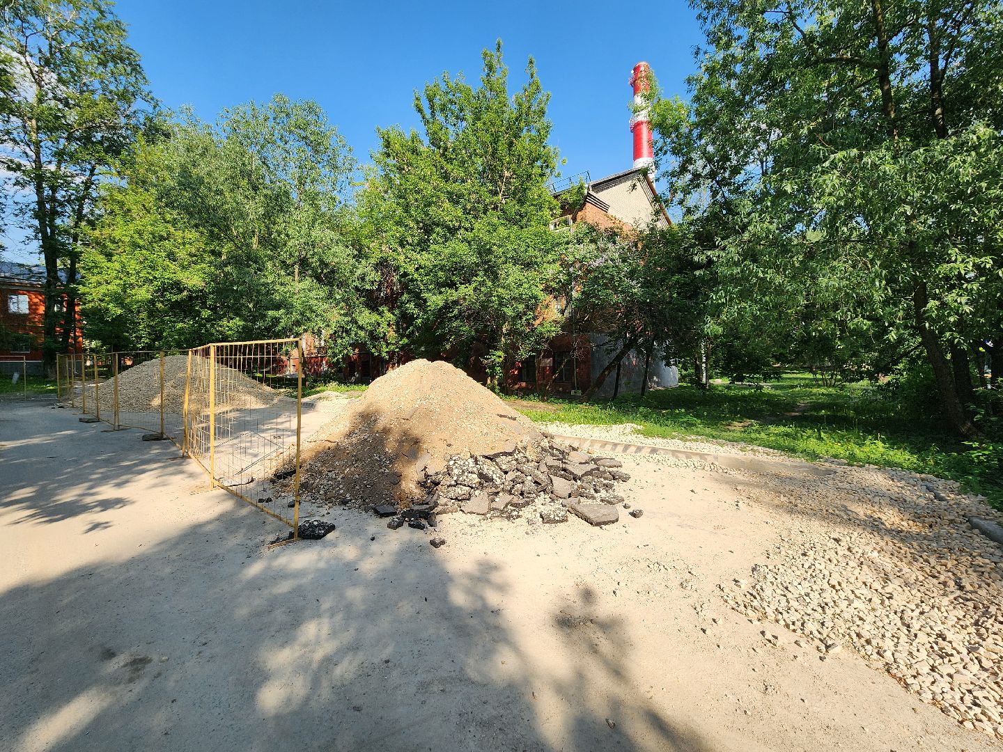 благоустройство территории, мытищи,