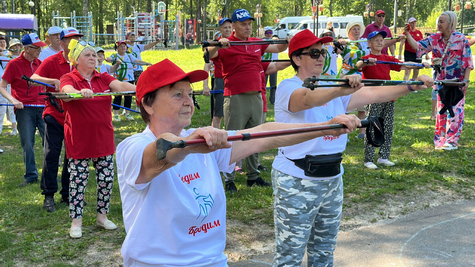 Клин, общество, спорт, активное долголетие, Подмосковье, северная ходьба,