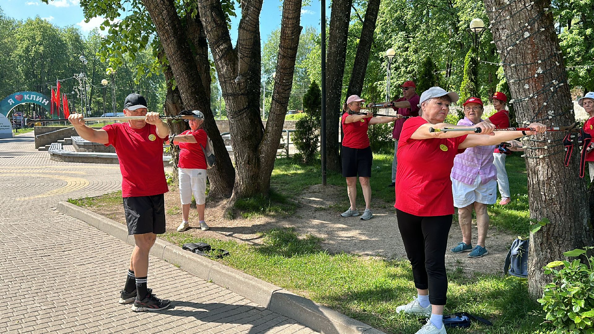 Клин, общество, спорт, активное долголетие, Подмосковье, северная ходьба,