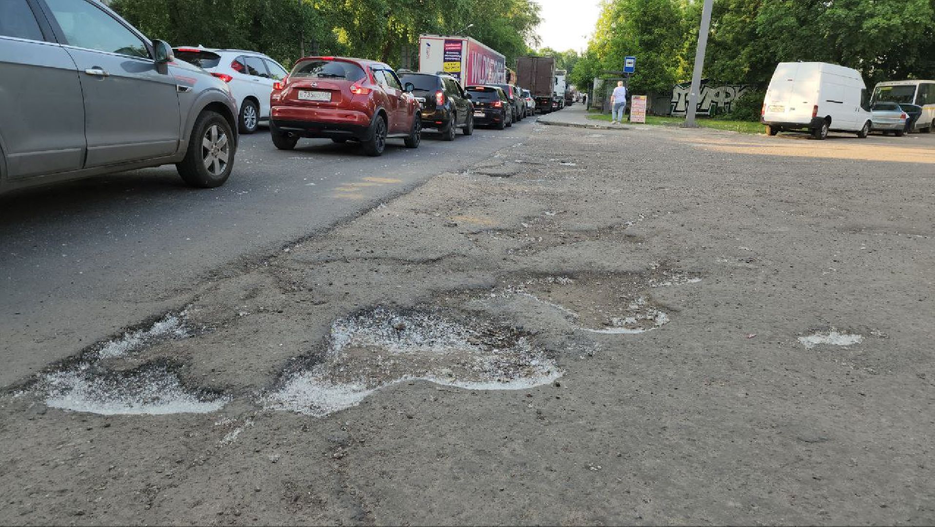 выездная администрация, просьба жителей, асфальтовое покрытие,