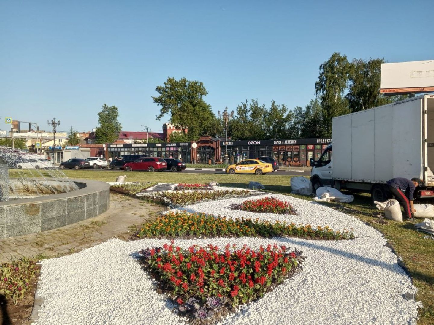 ногинск, благоустройство, цветы, высадка цветов, благосфера, жители, общество,
