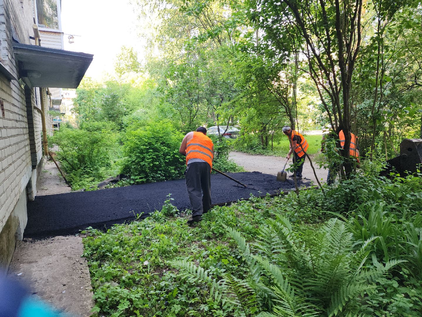 пушкино, благоустройство, ямочный ремонт, дворовая территория,