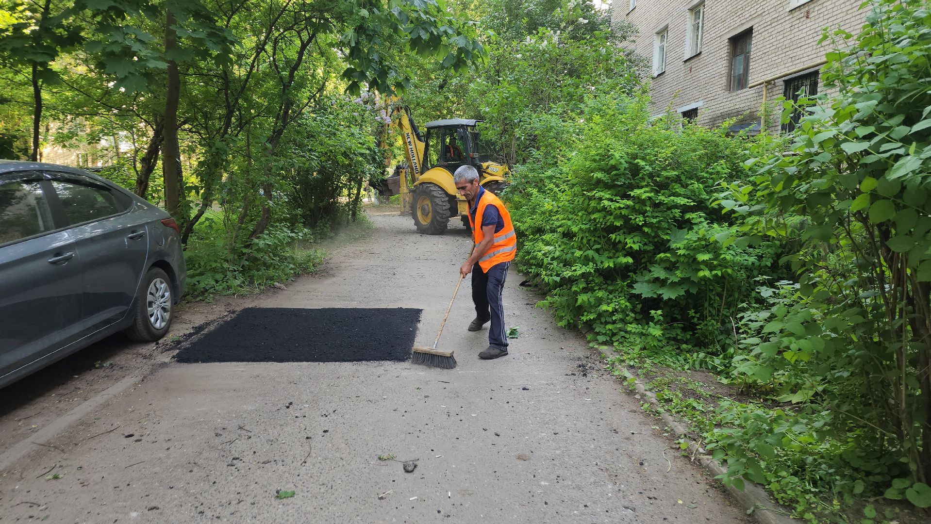 пушкино, благоустройство, ямочный ремонт, дворовая территория,