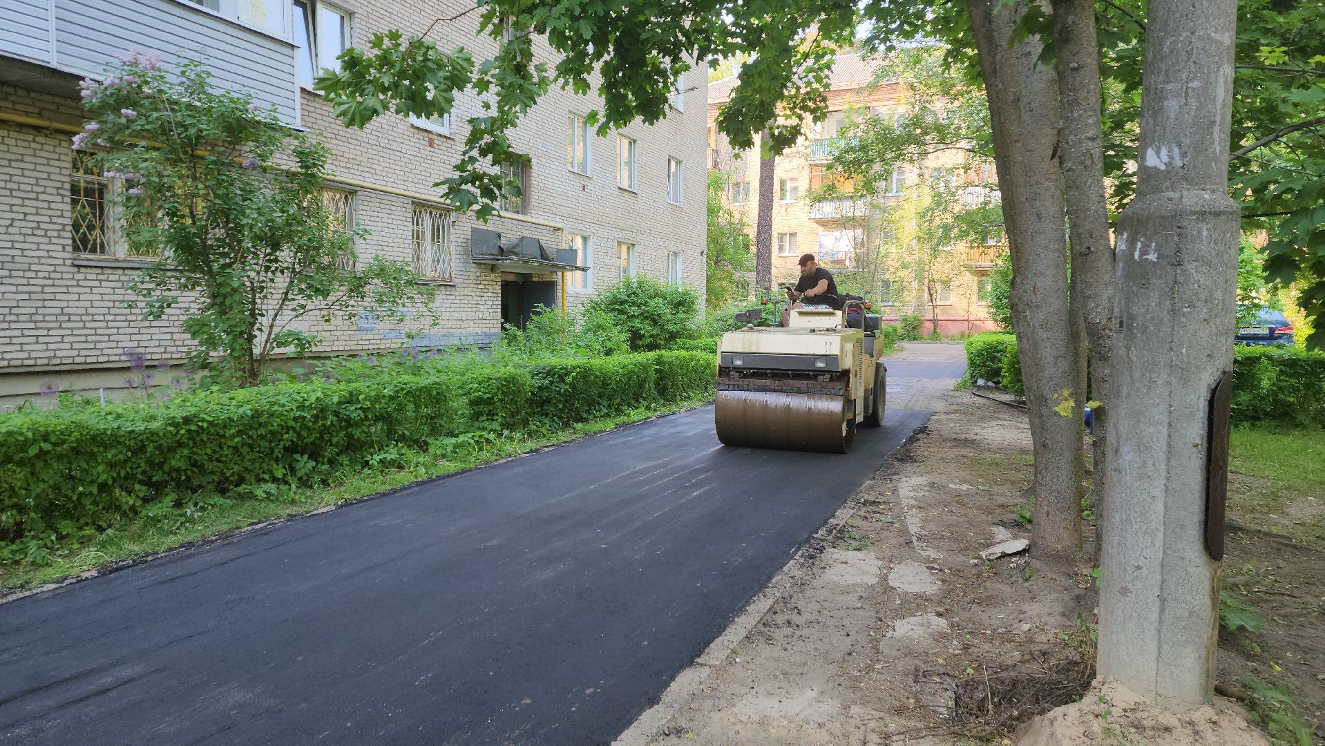 пушкино, благоустройство, ямочный ремонт, дворовая территория,