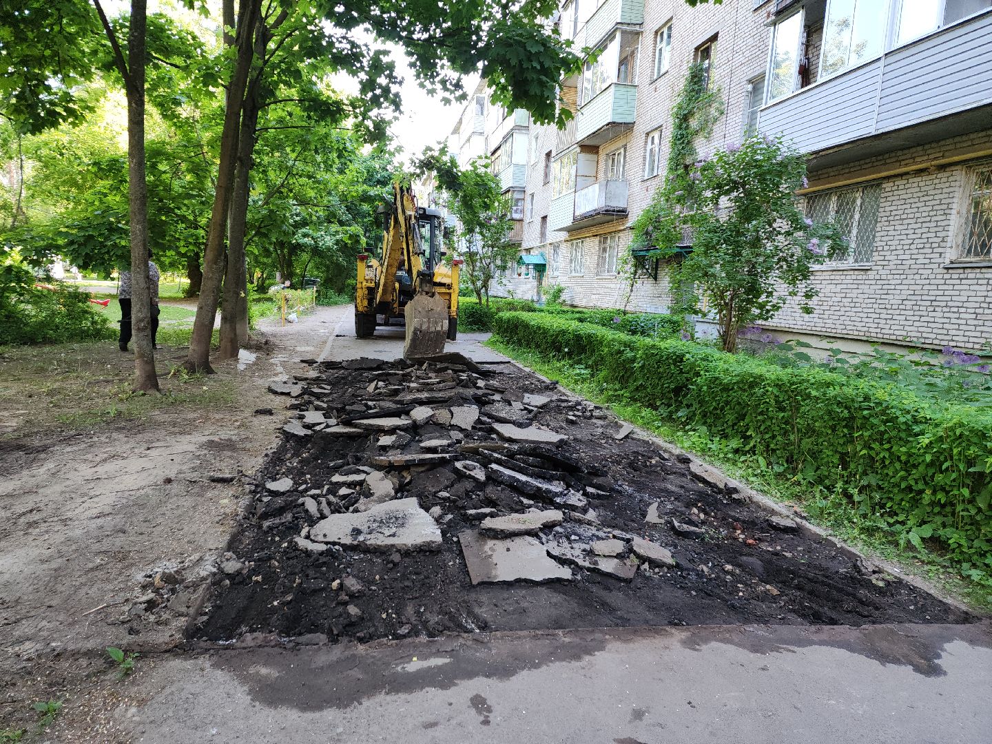 пушкино, благоустройство, ямочный ремонт, дворовая территория,