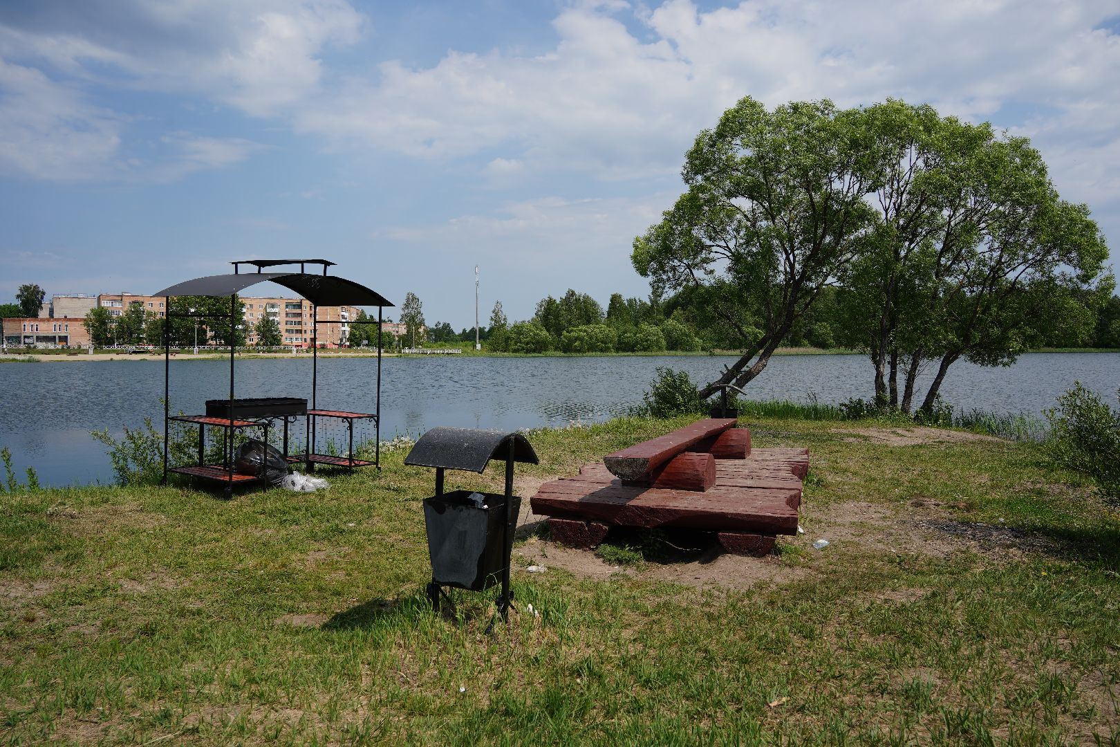 Рошаль, пляж, озеро Юбилейное, Большая Шатура, купальный сезон,