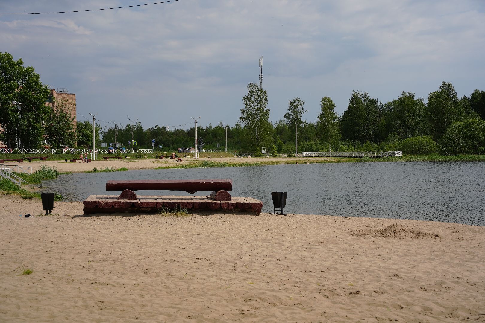 Рошаль, пляж, озеро Юбилейное, Большая Шатура, купальный сезон,