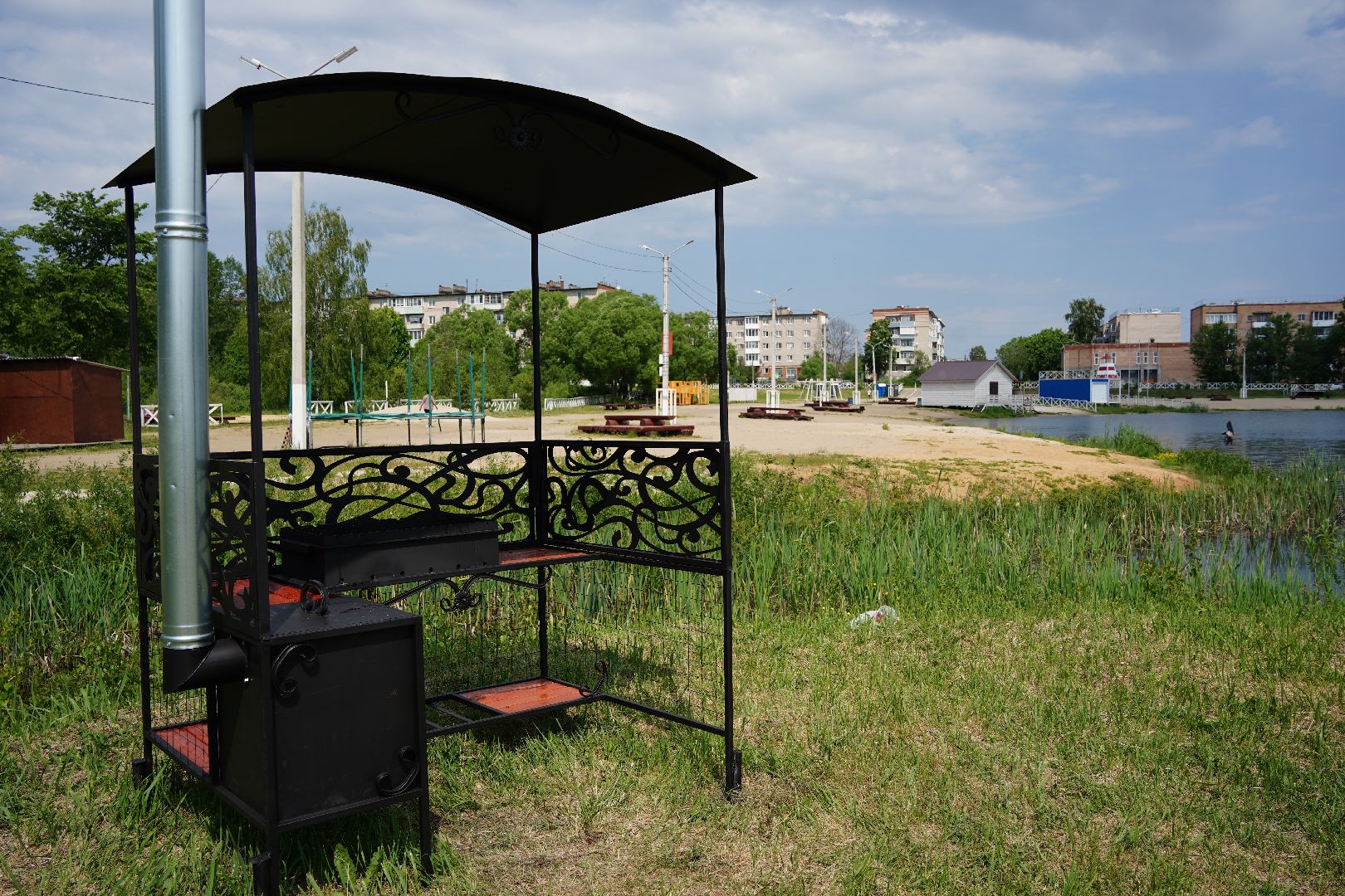 Рошаль, пляж, озеро Юбилейное, Большая Шатура, купальный сезон,