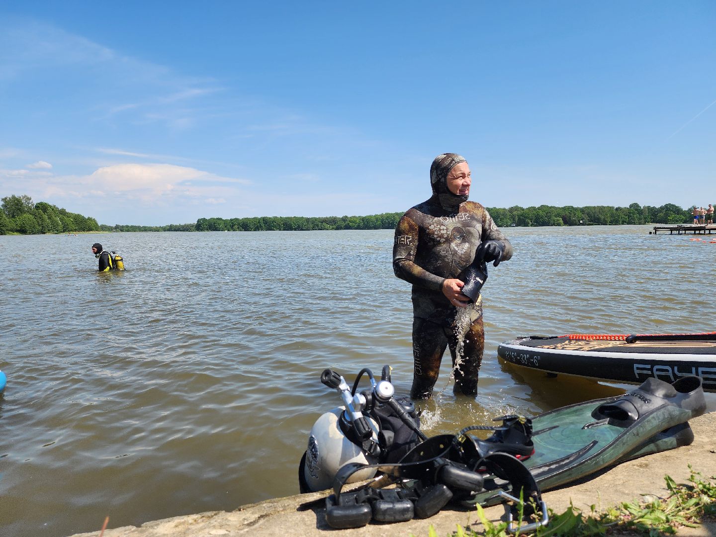 водолазы, экологическая акция, очистка водоемов, Бисерово, Богородский городской округ,