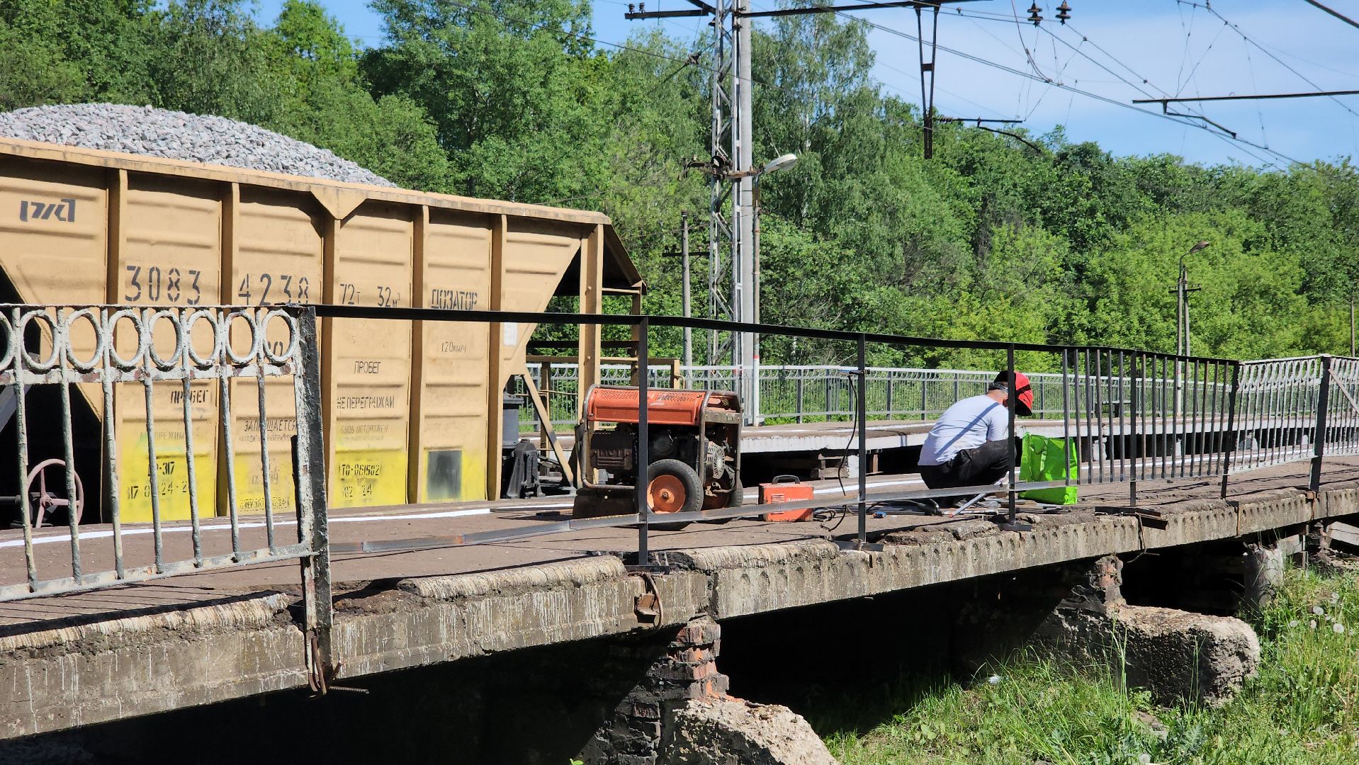 кашира, железная дорога, павелецкое направление, электрички, поезда, ожерелье, тесна, капитальный ремонт,