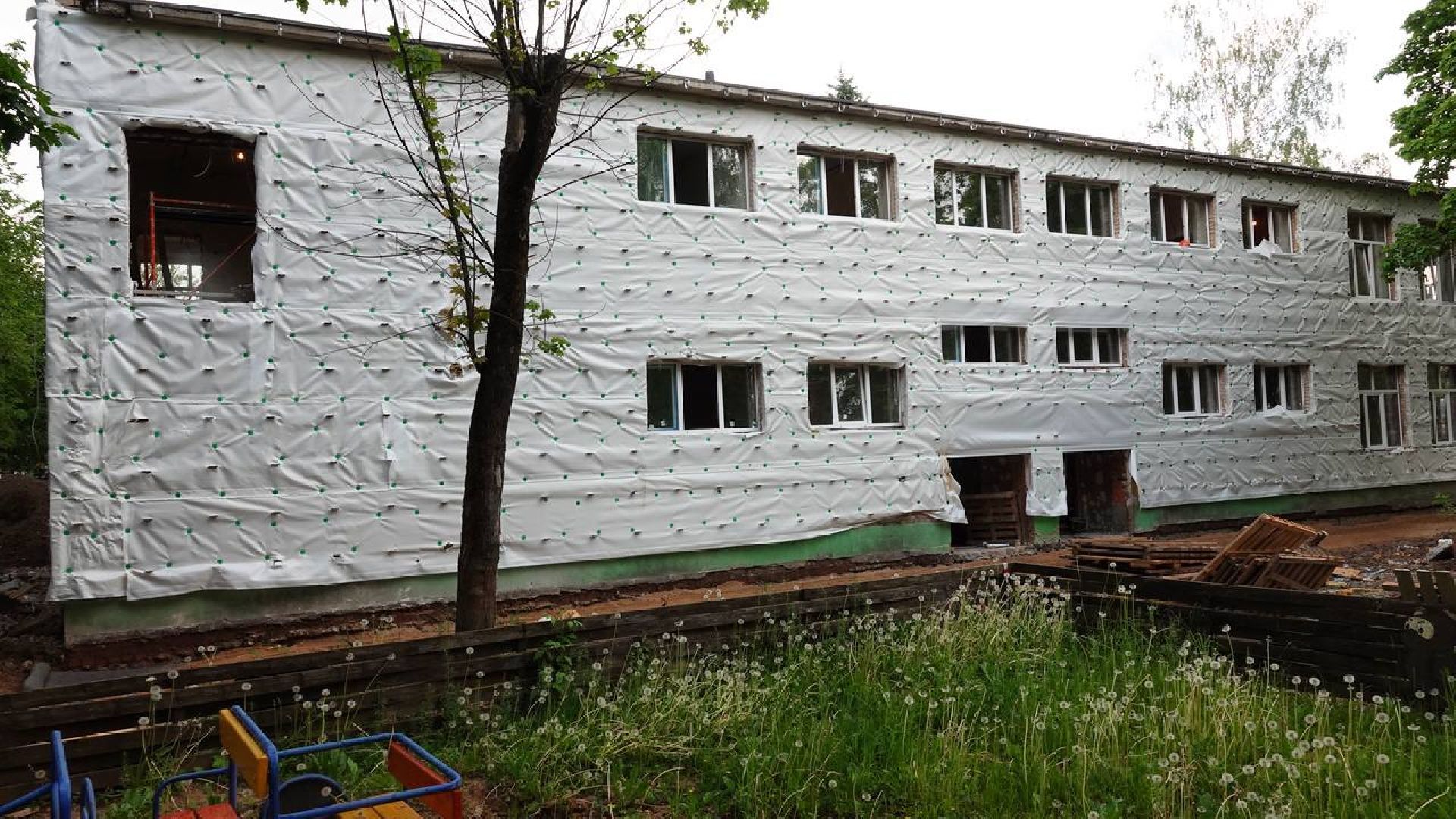 Капитальный ремонт, Детский сад, Образование, Сергиево-Посадский городской округ, Хотьково,