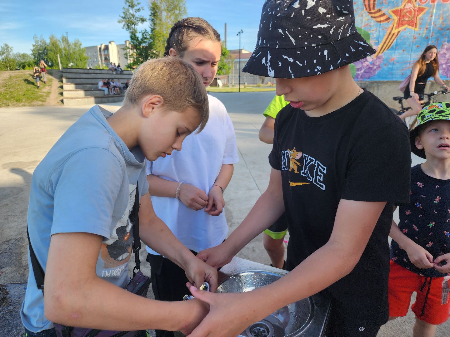 парки подмосковья, питьевой фонтанчик, орехово-зуевский округ,