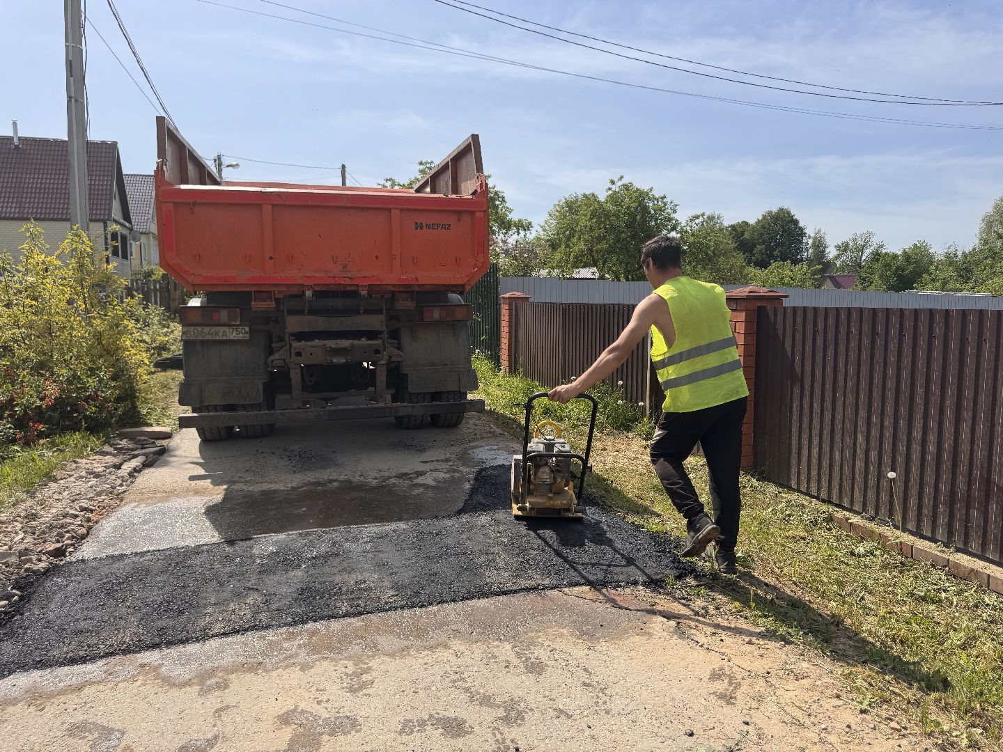 шаховская, коммунальная служба, ямочный ремонт,