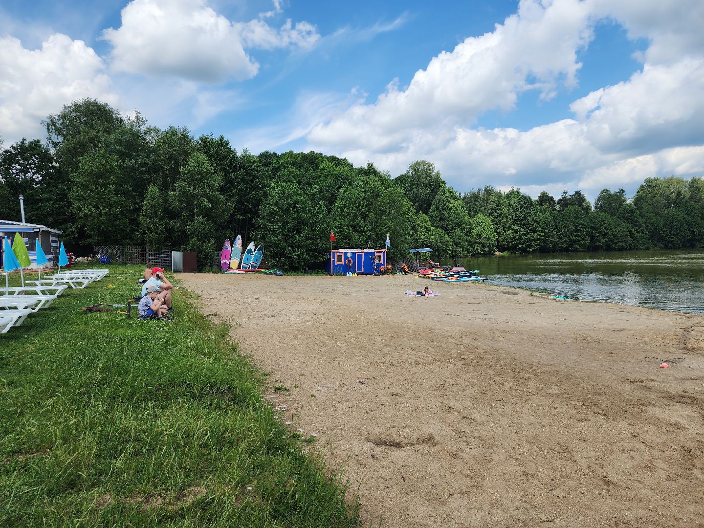пляжный сезон, купальный сезон, озеро, Бисерово, Богородский городской округ,