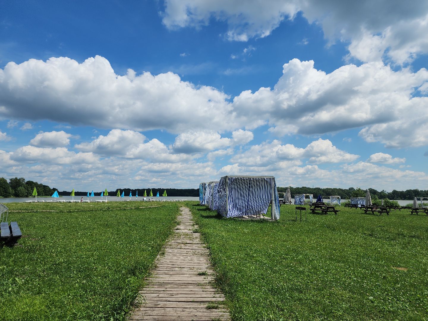 пляжный сезон, купальный сезон, озеро, Бисерово, Богородский городской округ,