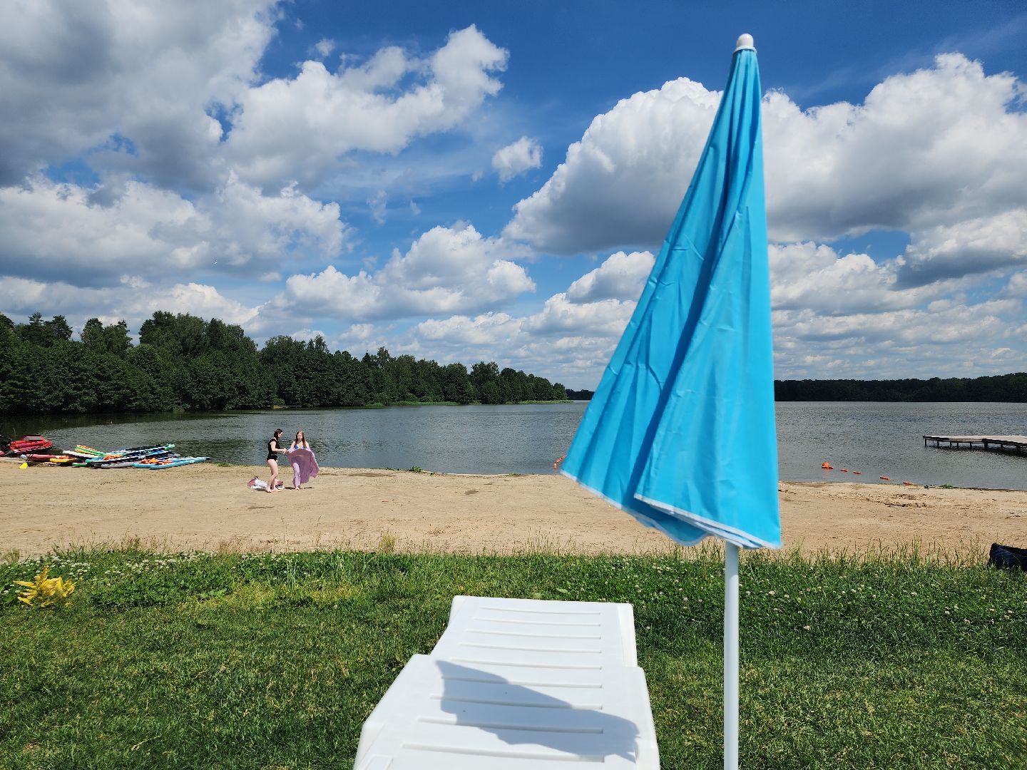 пляжный сезон, купальный сезон, озеро, Бисерово, Богородский городской округ,