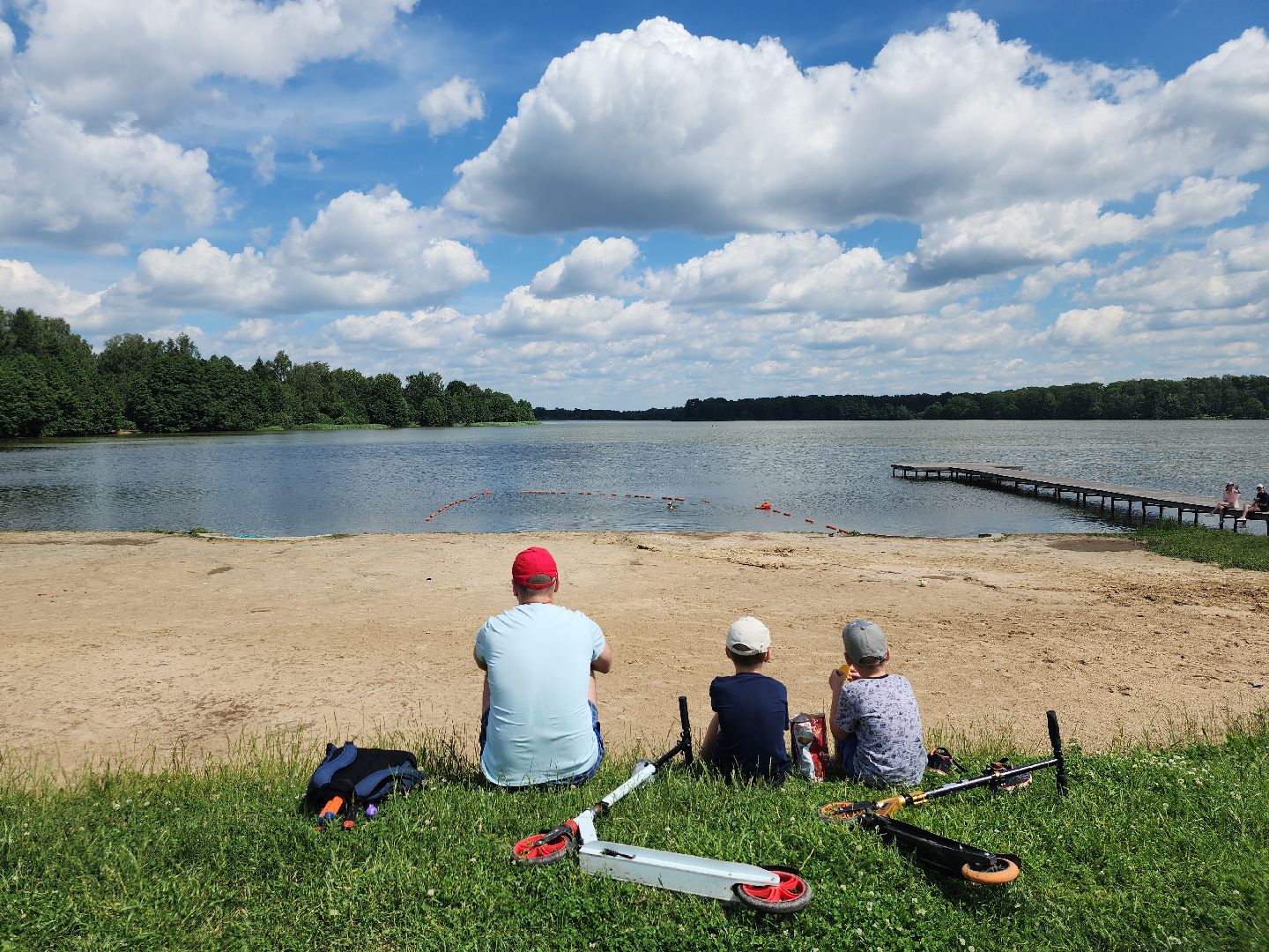 пляжный сезон, купальный сезон, озеро, Бисерово, Богородский городской округ,