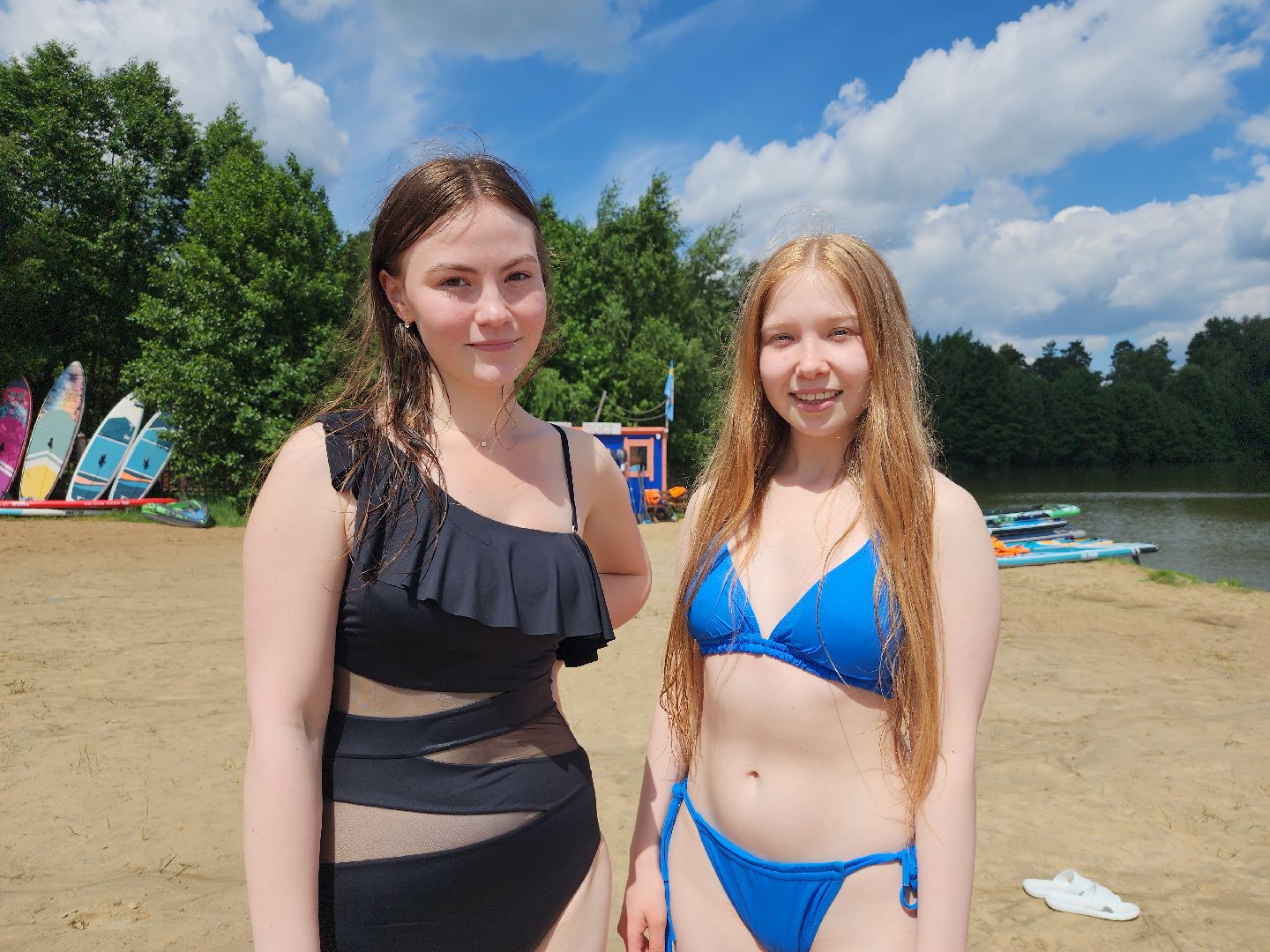 пляжный сезон, купальный сезон, озеро, Бисерово, Богородский городской округ,