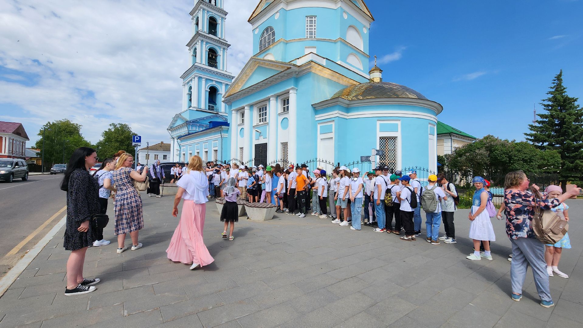 кашира, детский крестный ход, пасха, православие, церковь, преображенский собор, введенский храм,