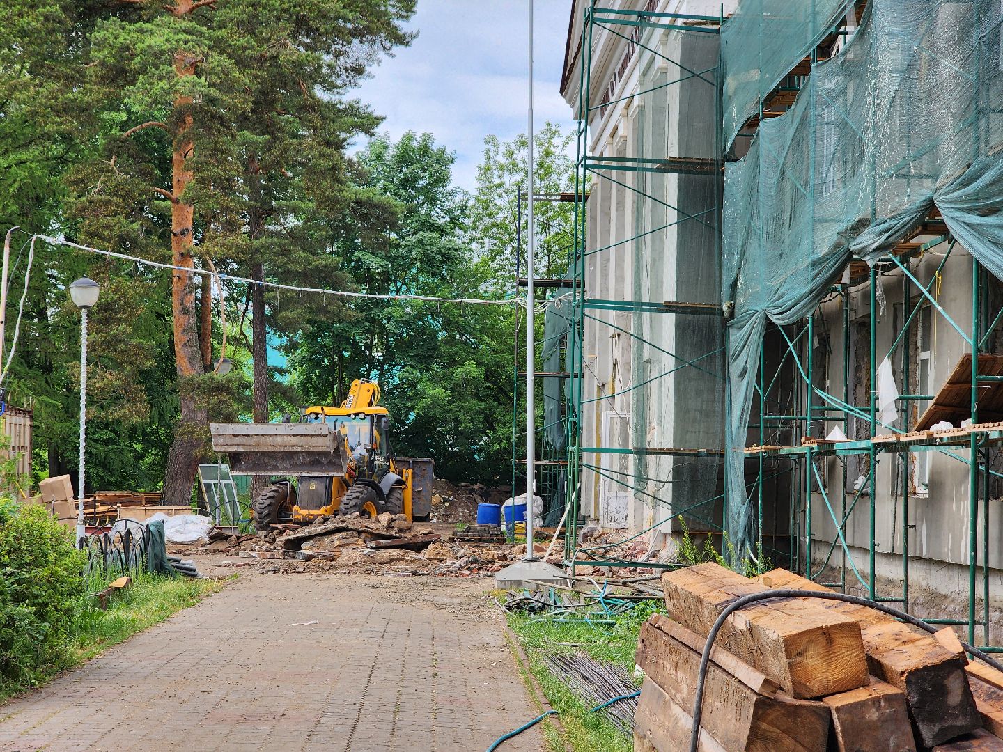 Дубна, Школа 1, Капитальный ремонт, Строительство,