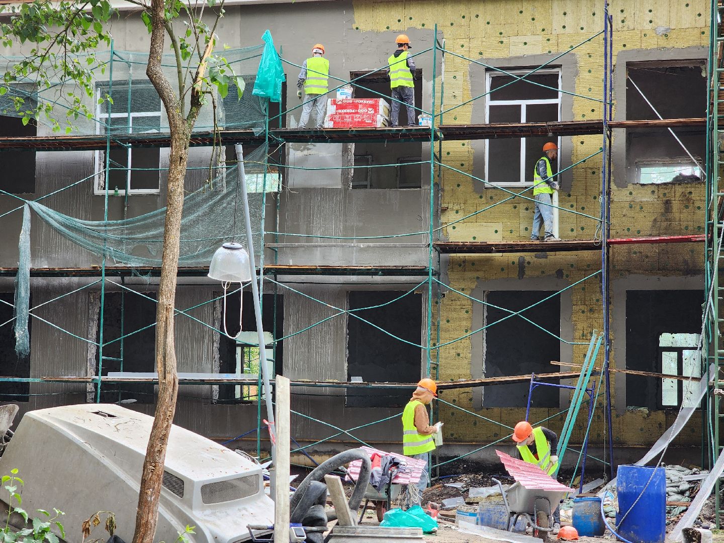 Дубна, Школа 1, Капитальный ремонт, Строительство,