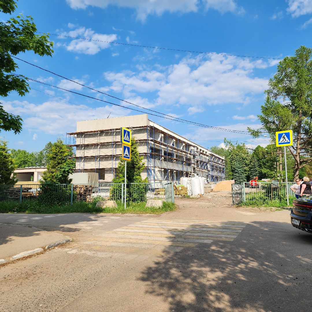 Краснопутьская школа, капитальный ремонт, Домодедово,