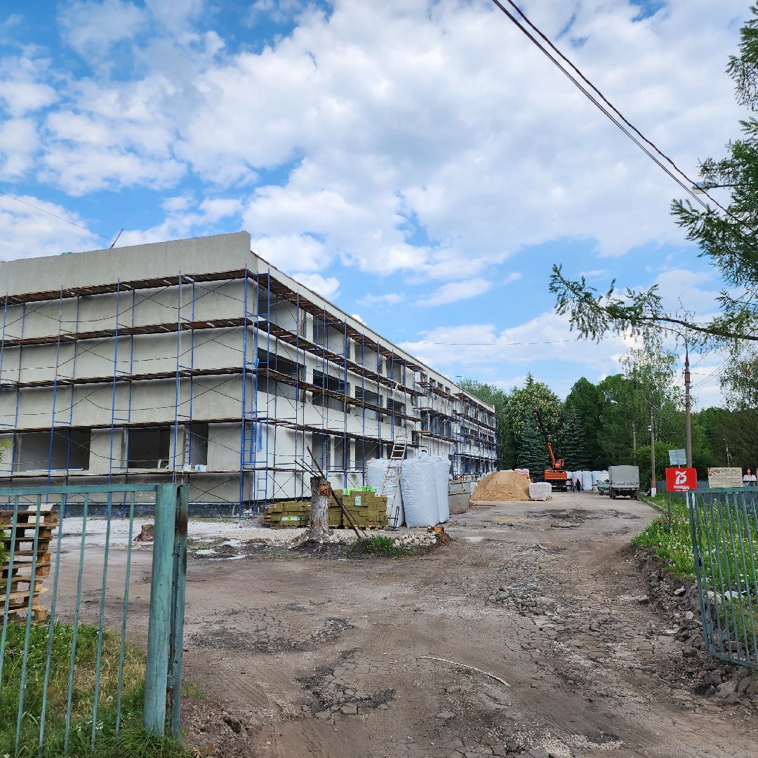 Краснопутьская школа, капитальный ремонт, Домодедово,