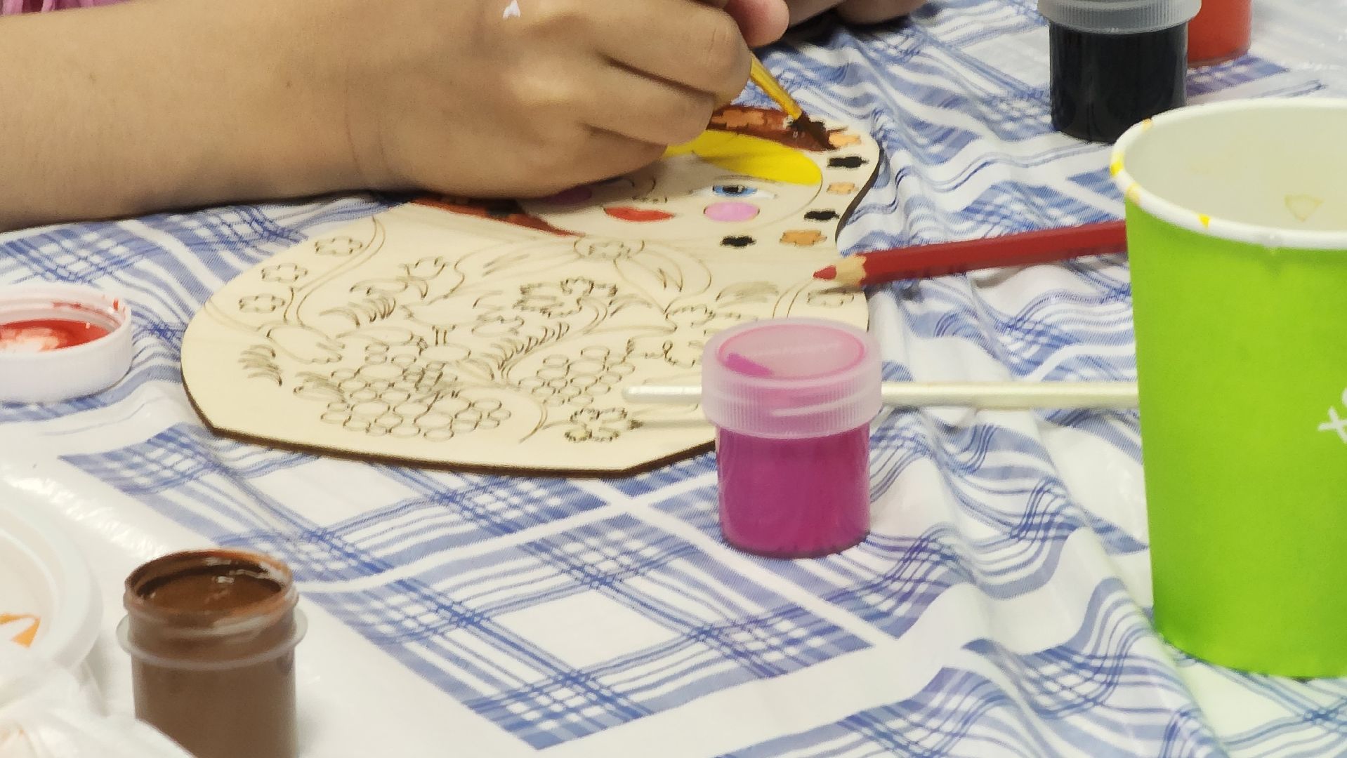 долгопрудный, день защиты детей, гжель, промыслы, общественники, мастер класс,