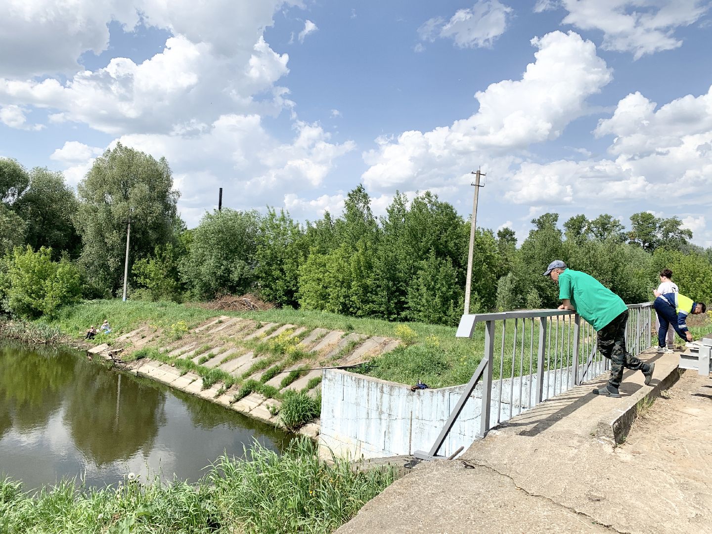 Балашиха, Подмосковье, Река Вьюнка, Село Новый Милет, водоемы, плотина, гидротехнические сооружения,