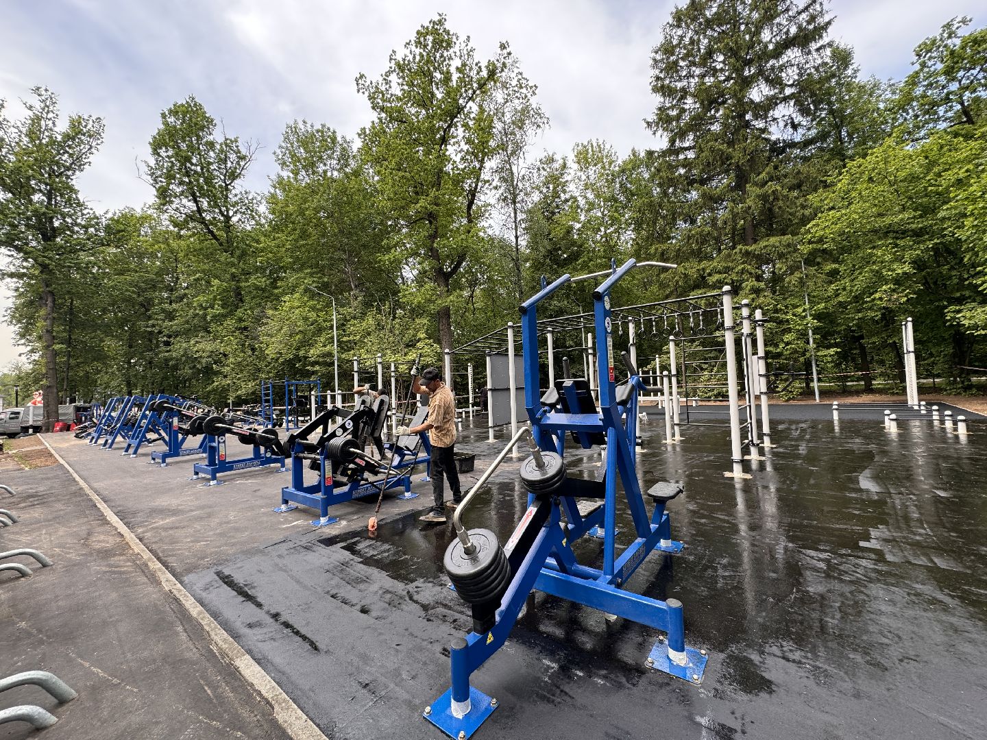 Одинцово, Парк Одинцова, Зона воркаут,