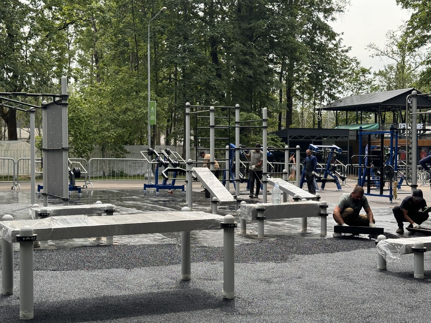 Одинцово, Парк Одинцова, Зона воркаут,