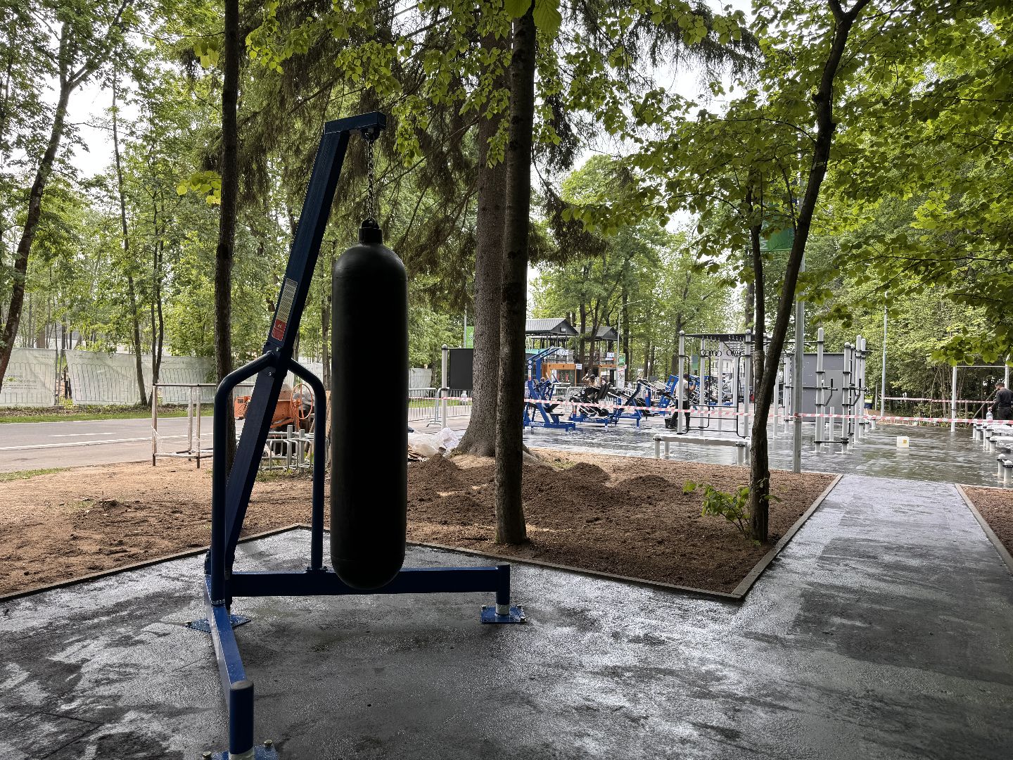 Одинцово, Парк Одинцова, Зона воркаут,