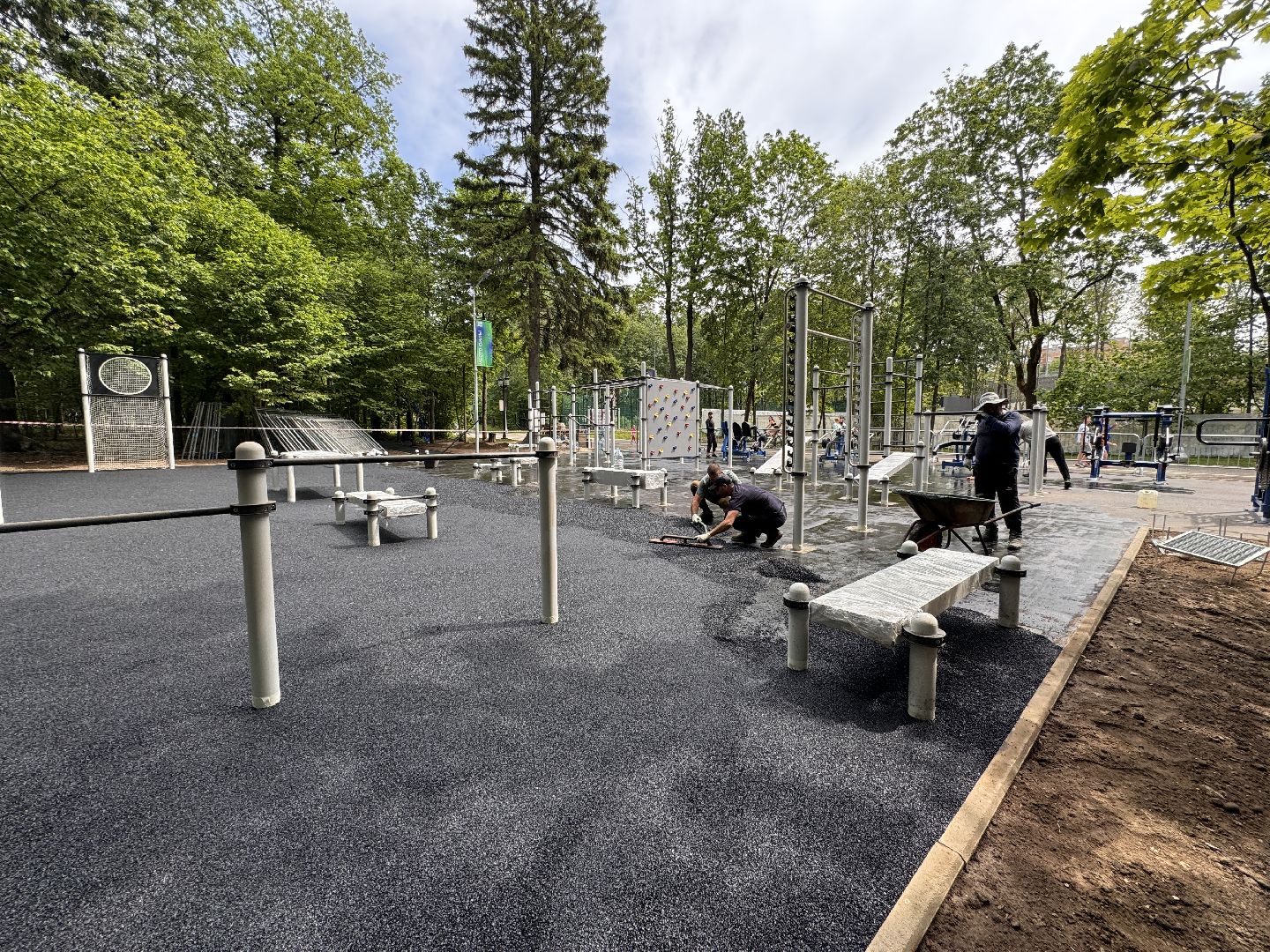 Одинцово, Парк Одинцова, Зона воркаут,