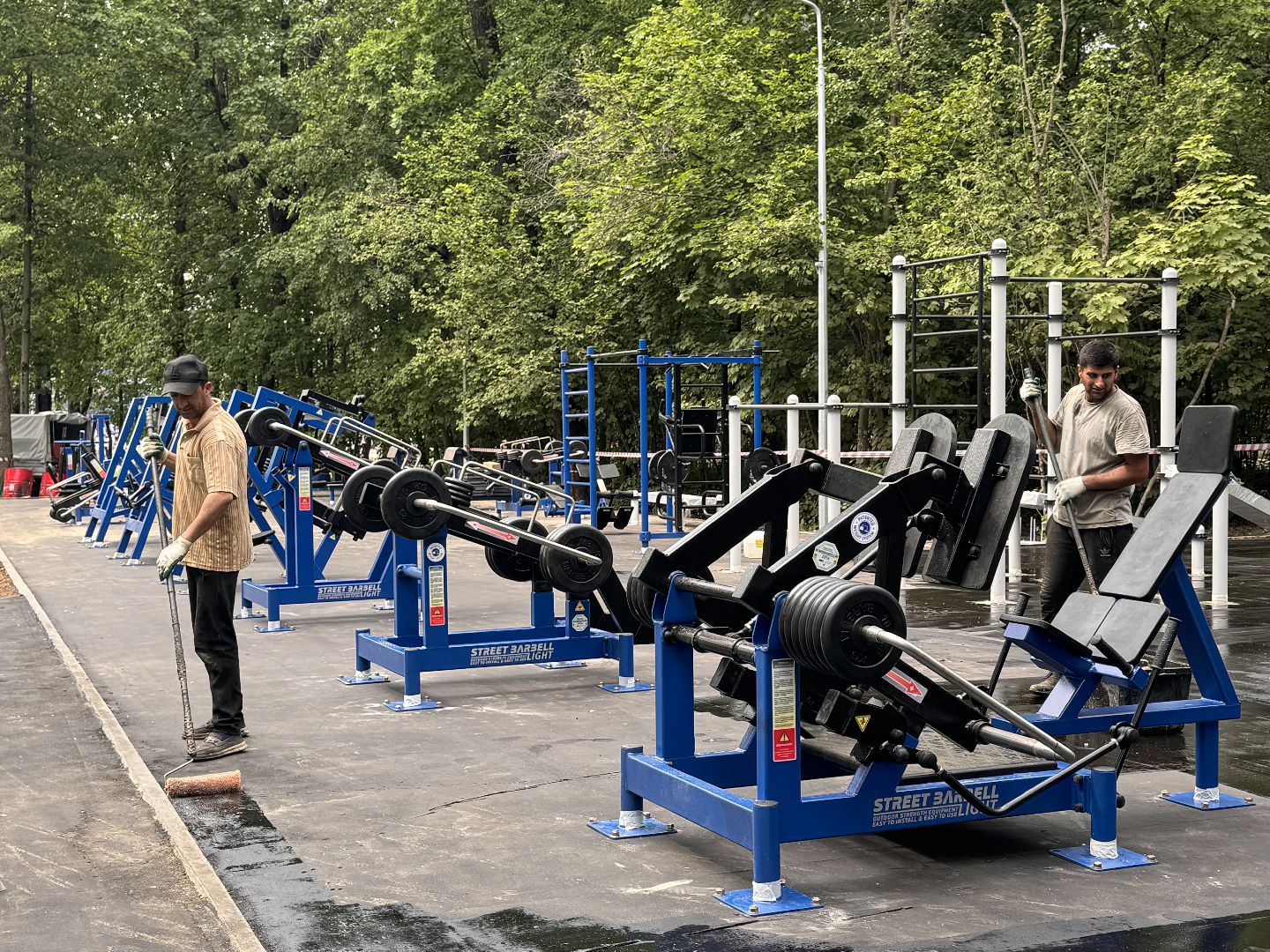 Одинцово, Парк Одинцова, Зона воркаут,