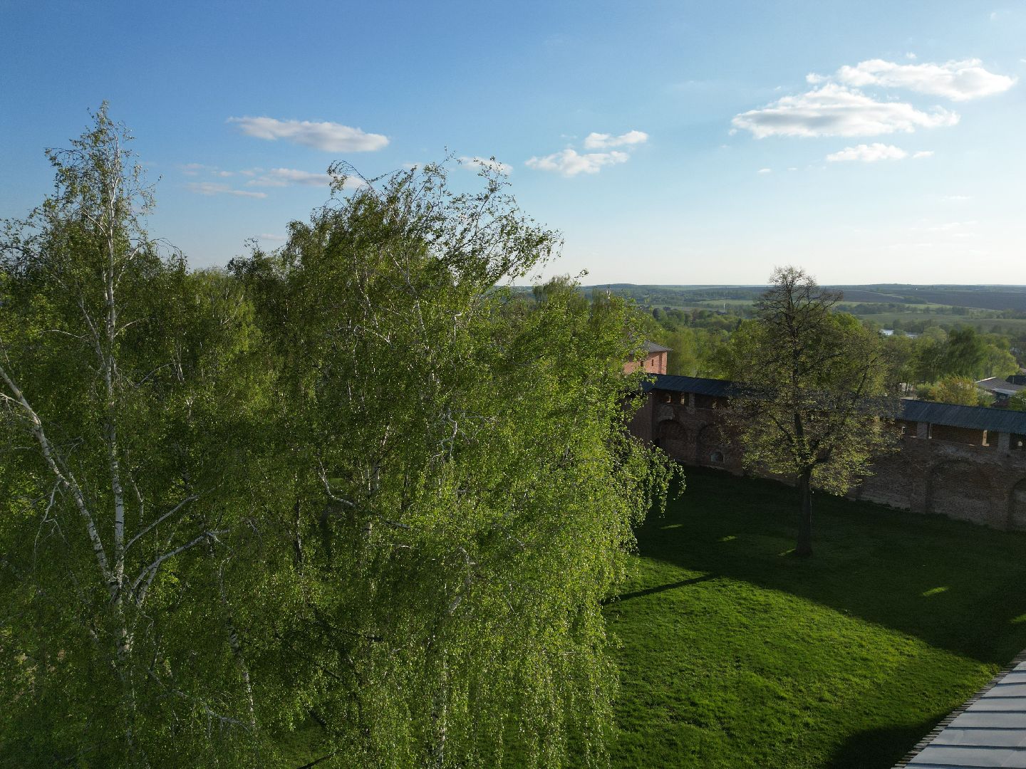 видео с коптера, зарайск, культура,