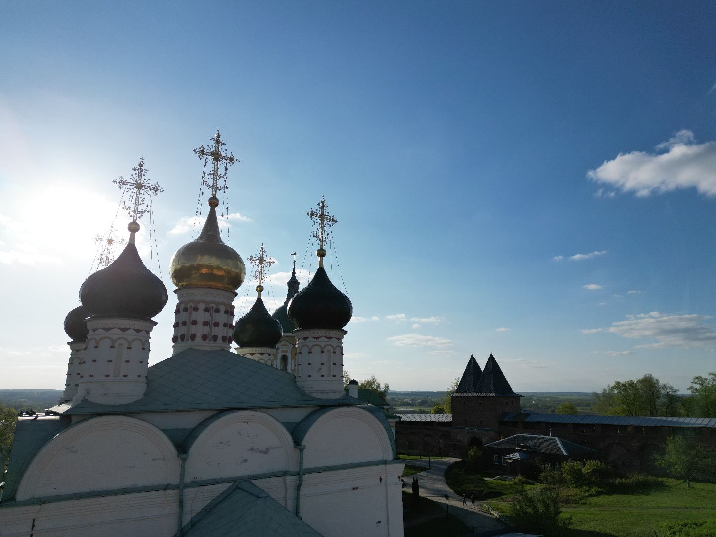 видео с коптера, зарайск, культура,