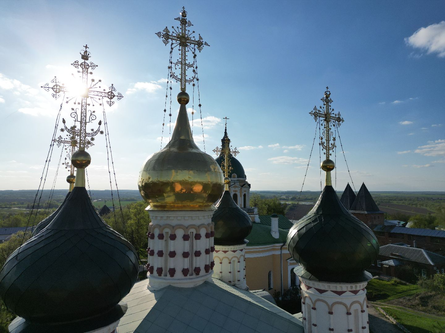 видео с коптера, зарайск, культура,