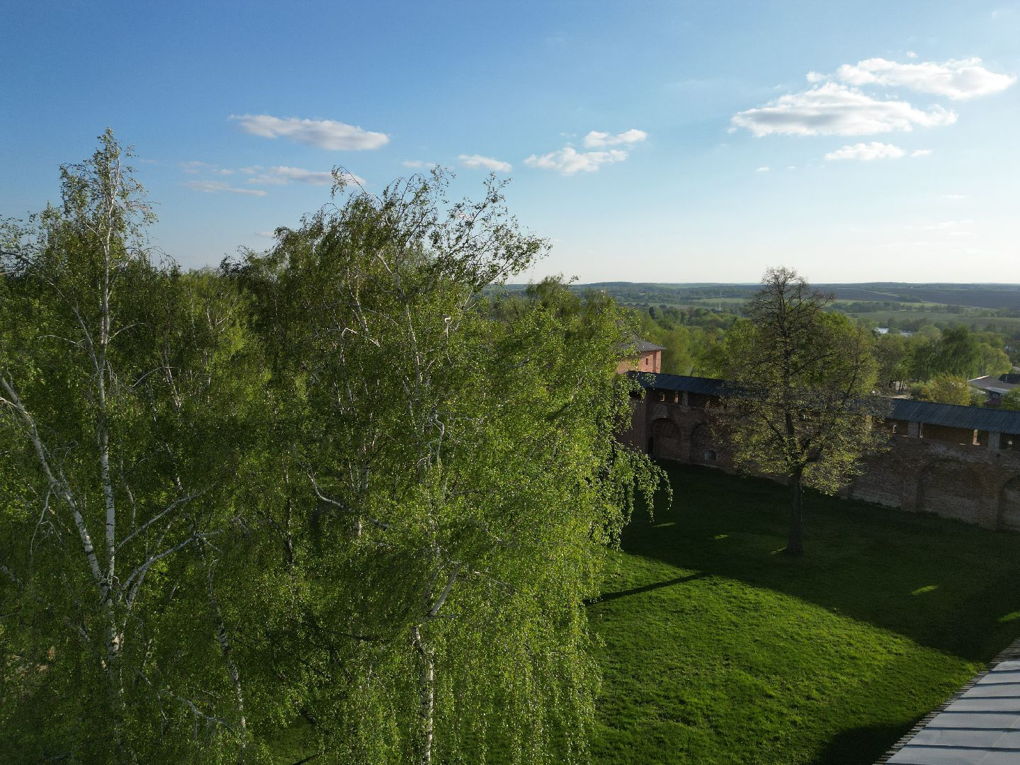 видео с коптера, зарайск, культура,