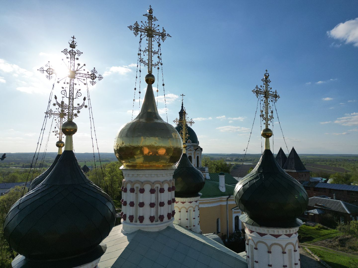 видео с коптера, зарайск, культура,