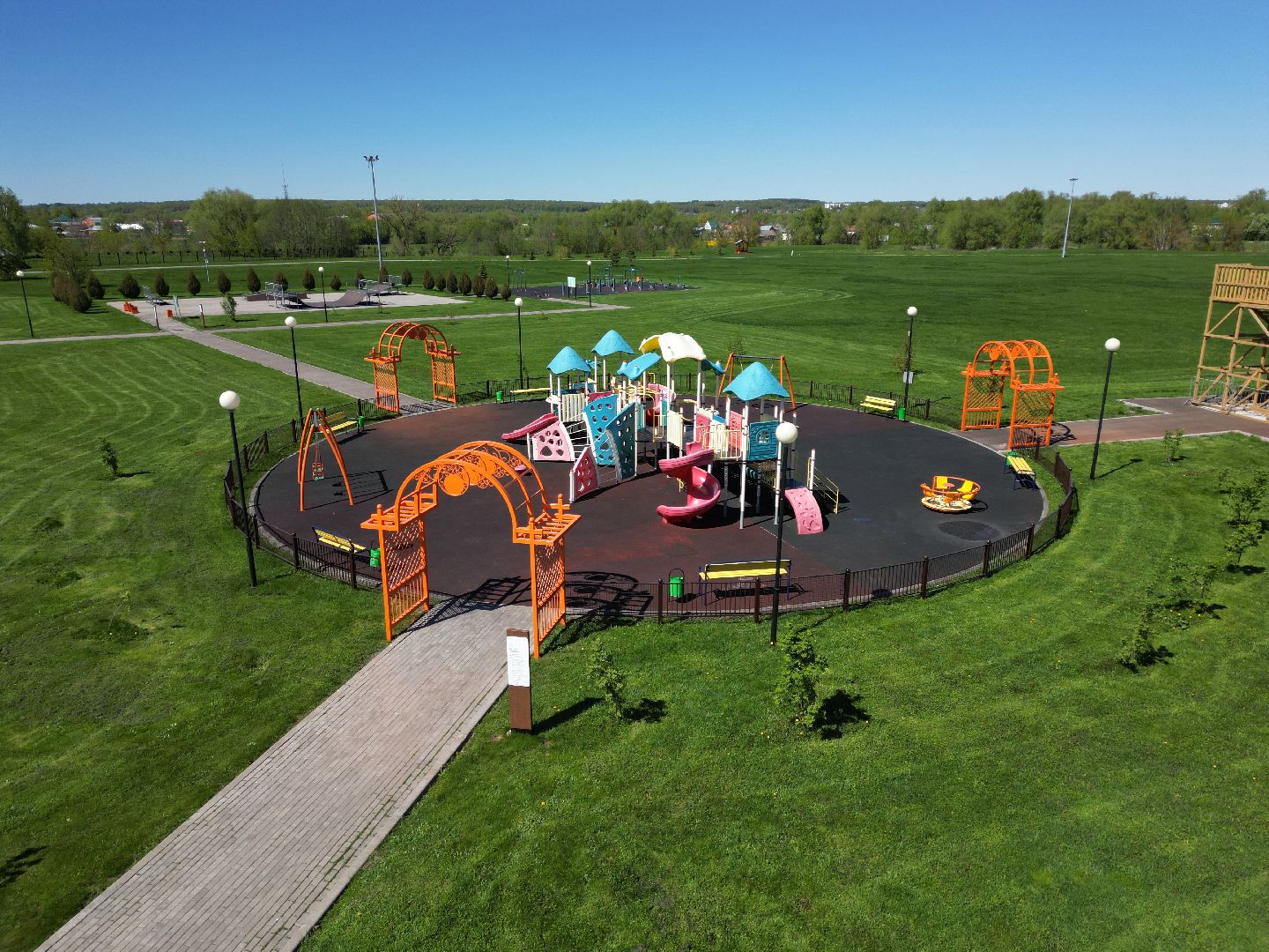 видео с коптера, серебряные пруды, парки, благоустройство,