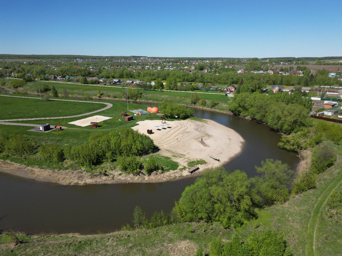 видео с коптера, серебряные пруды, парки, благоустройство,