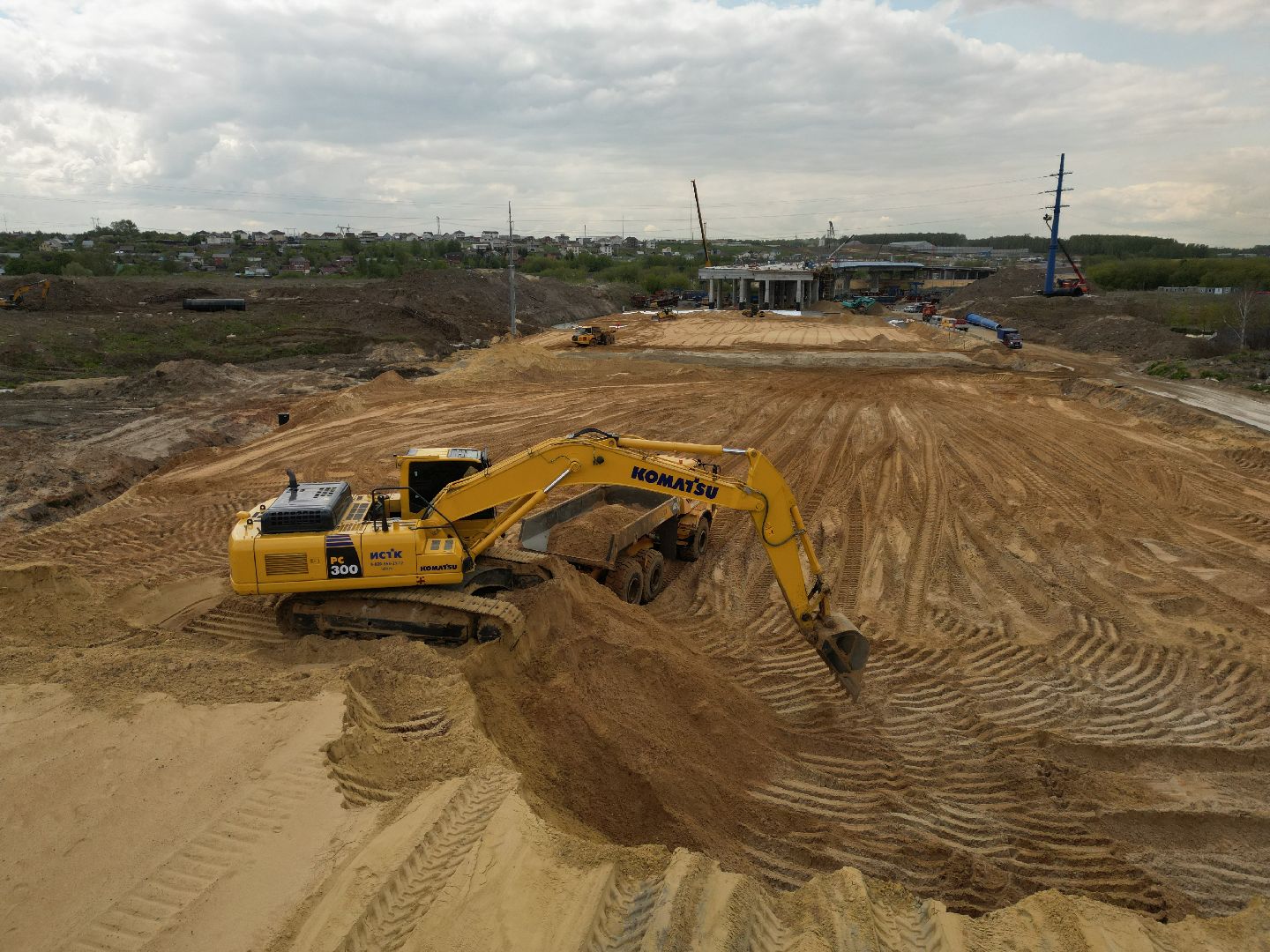 юла, лыткарино, трасса, строительство,видео с коптера,