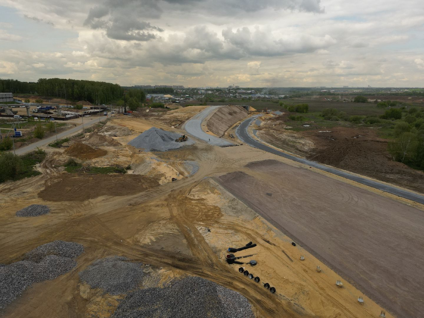 юла, лыткарино, трасса, строительство,видео с коптера,