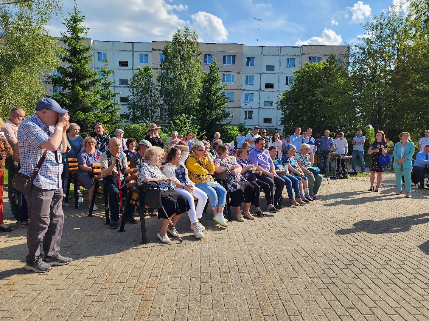 сквер, сквер Солнышко, колюбакино, благоустройство, реконструкция сквера, руза, рузский городской округ,