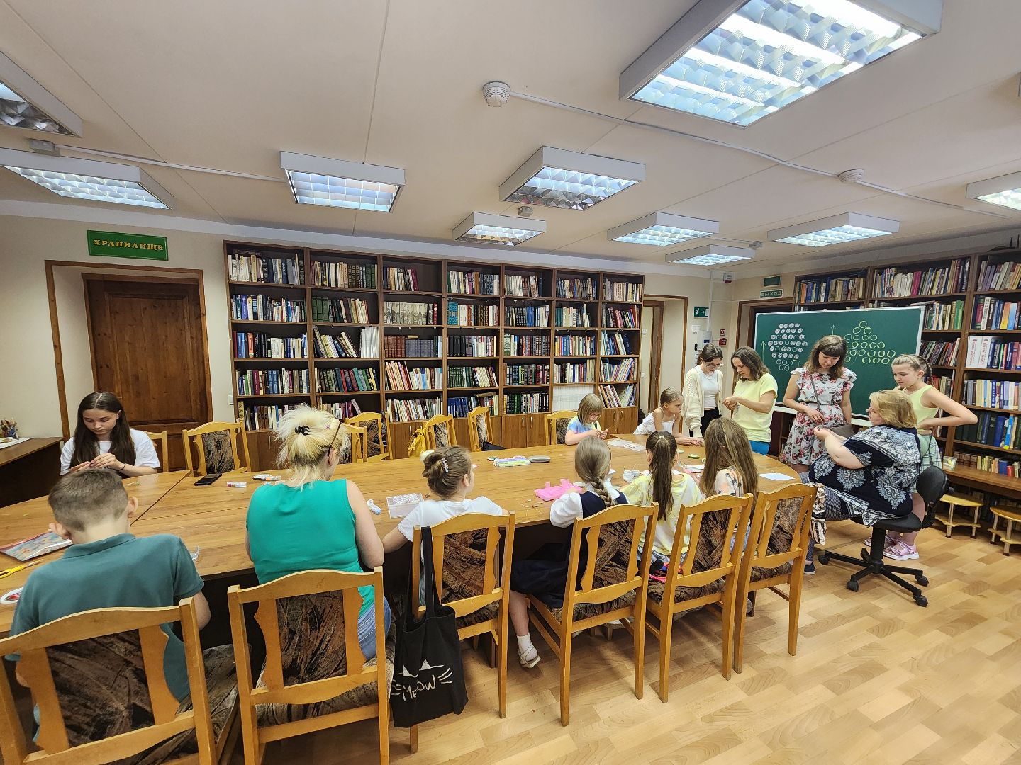 Лобня, детская библиотека, Бисер, рукоделие, дети, творчество,