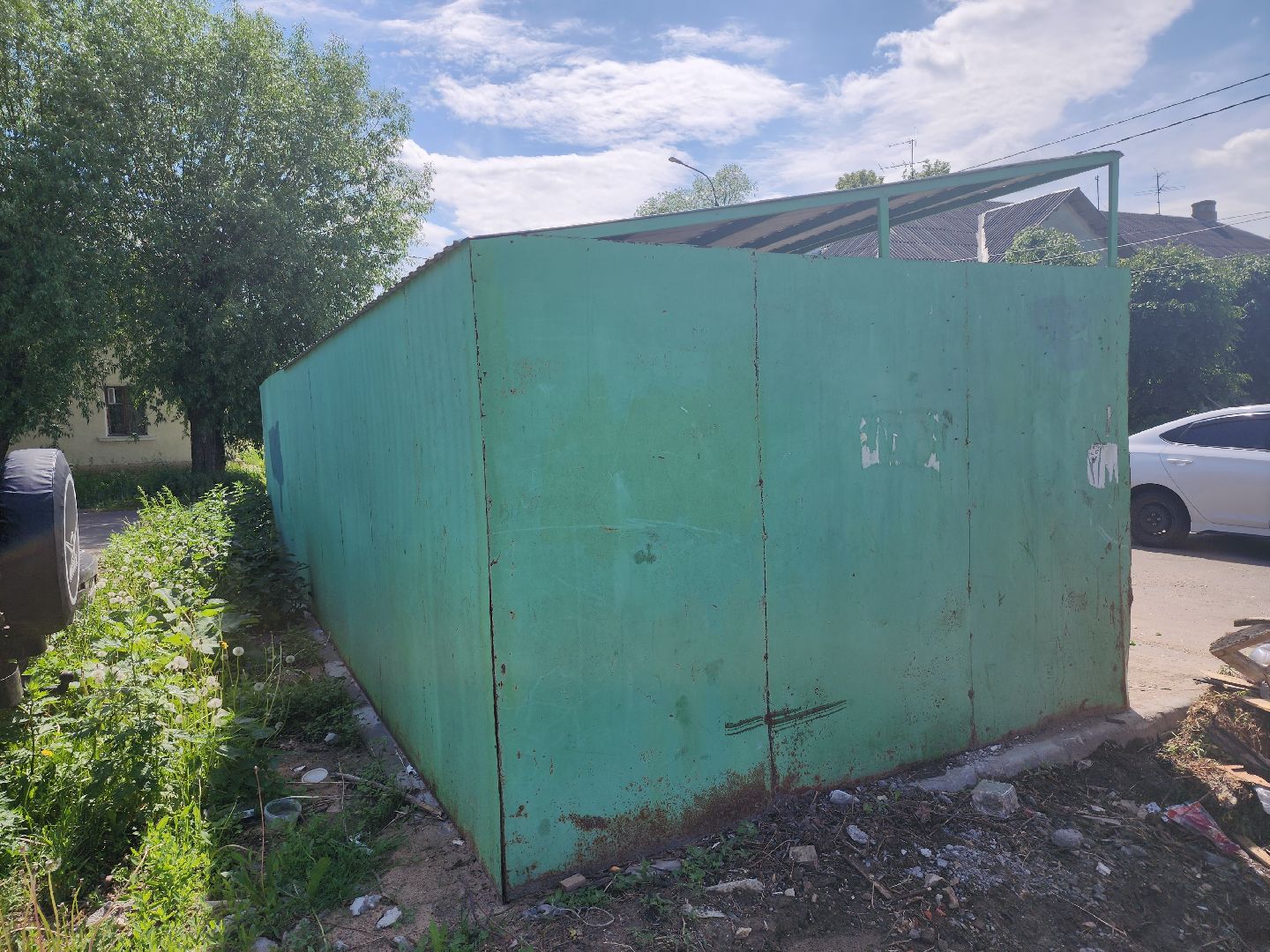 серпухов, подмосковье, контейнерная площадка,