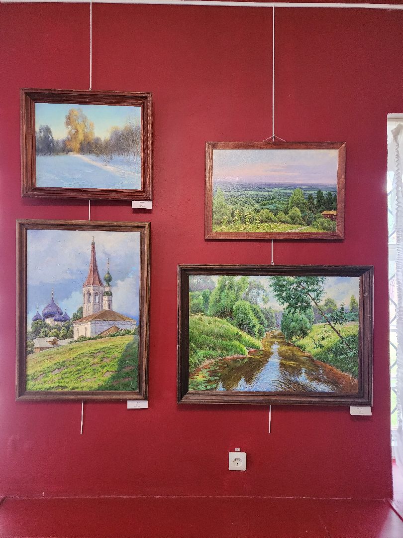 волоколамский кремль, Выставка картин Владимира Сафронова, Художники земли Волоколамской,
